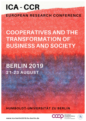 New technologies, global environmental hazards and rapidly merging markets are transforming the pace and principles of social interaction. Modern cooperative businesses actively coproduce fundamental changes of their political, business and cultural environments. In the process, cooperative principles and organizational concepts themselves become the subject of renovation and revitalization. This ICA - CCR European Research Conference will discuss the various roles of cooperative organizations in ongoing transformations. Located between East and West, the city of Berlin stands as a symbol for systemic transformations and provides the ideal background for discussing cooperative transformations. What roles can organizations based on voluntary membership, economic cooperation and democratic rule play in key areas like business transformation, sustainable resource management, democratization or civil society activation? What new areas and spaces may cooperative business models occupy? What can the various cooperative networks and associations at different levels of aggregation contribute? At the level of single entities, conference participants will discuss how cooperatives manage change and how they influence the speed by which members and communities are affected. Across societal and organizational tiers (up to the ICA or the EU levels), participants will discuss the role of cooperative networks and associations as potential knowledge brokers and co-designers of fundamental change processes.